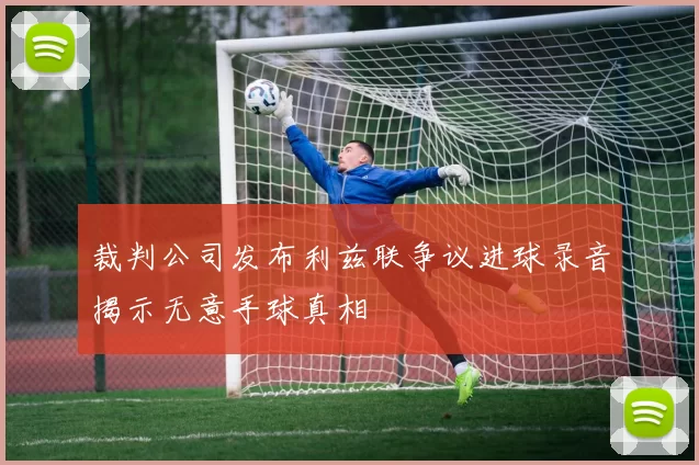 裁判公司发布利兹联争议进球录音揭示无意手球真相