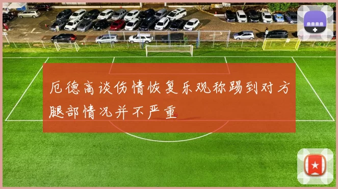 厄德高谈伤情恢复乐观称踢到对方腿部情况并不严重